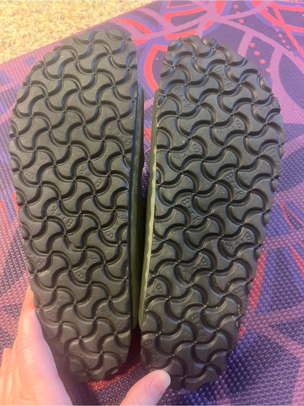 Birkenstock Arizona Two-Strap Sandal in Thyme medium/narrow - Picture 8 of 10